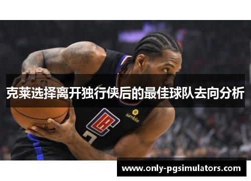 克莱选择离开独行侠后的最佳球队去向分析