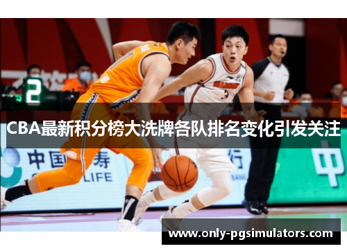 CBA最新积分榜大洗牌各队排名变化引发关注