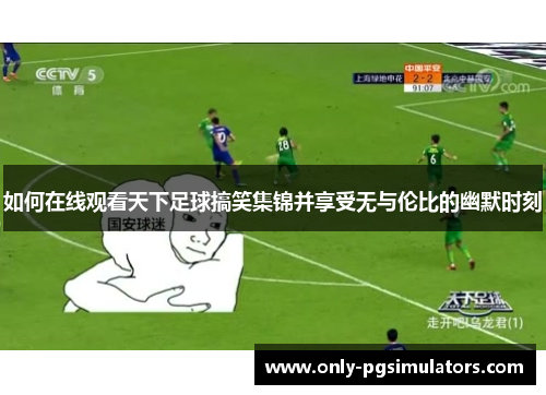 如何在线观看天下足球搞笑集锦并享受无与伦比的幽默时刻